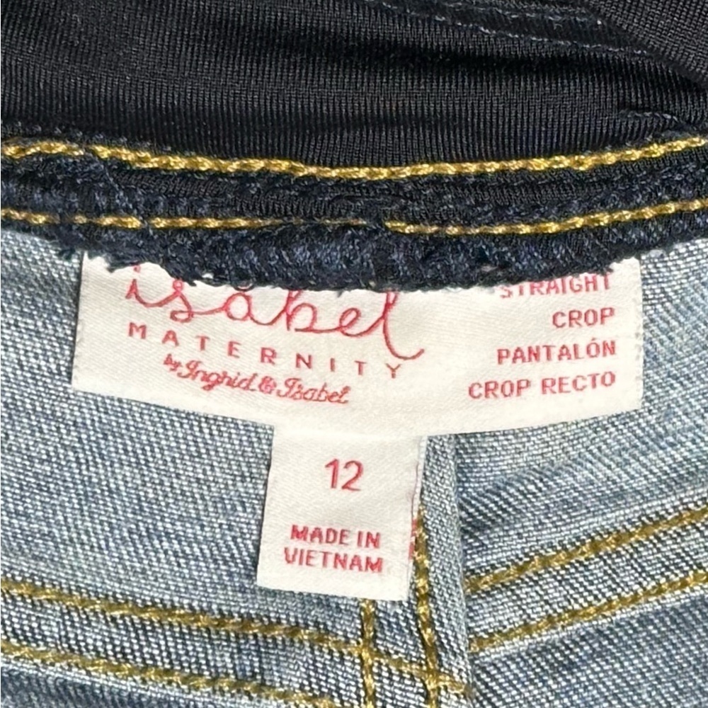 Ingrid & Isabel Isabel Maternity Over Belly Maternity Jeggings size 12 - Picture 6 of 7